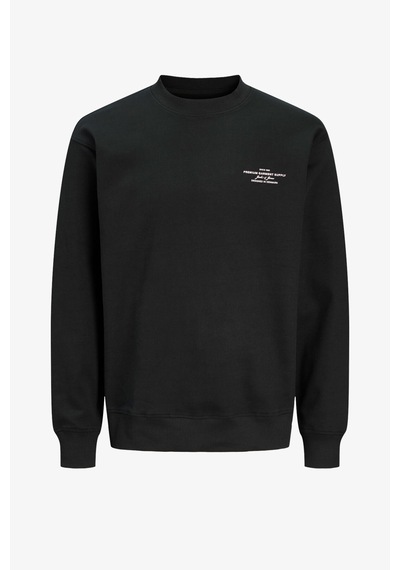 Jack & Jones Jprblachad Erkek Siyah Sweatshirt 12261386-black