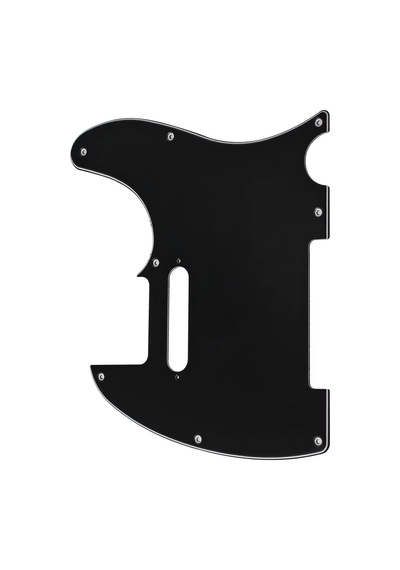 Telecaster Uyumlu Elektro Gitar Pickguard 8 Delikli Düz Siyah