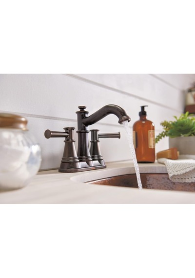 Moen 6401orb Belfield İki Saplı Orta Set Banyo Musluğu, Yağla Pür Diğer
