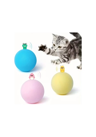 2 Adet Kedi Otlu 3 Sesli İnteraktif Oyun Topu