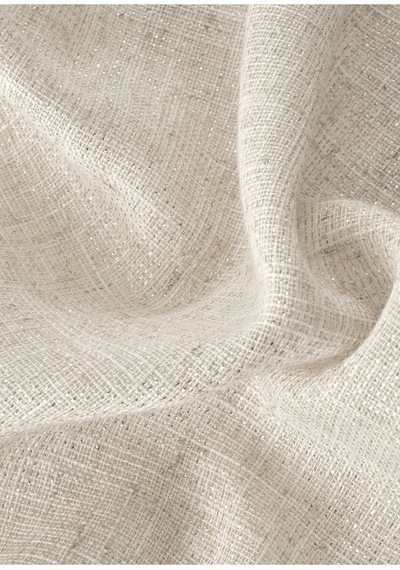 Bella Maison Miva Simli Masa Örtüsü Gümüş 150x250 Cm Gümüş