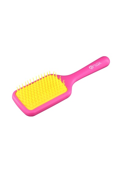 Comfy Brush Saç Fırçası - Esnek, Geniş Yüzeyli Düğüm Açıcı Pembe