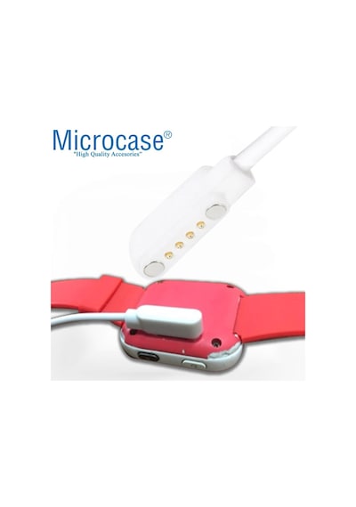 Microcase 4 Pin 7.62Mm Konnektör Akıllı Saat Manyetik Şarj Al2750