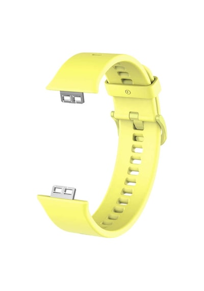 Huawei Uyumlu Watch Fit 2 Kordon Silikon Bileklik Kopçaklı Kordon