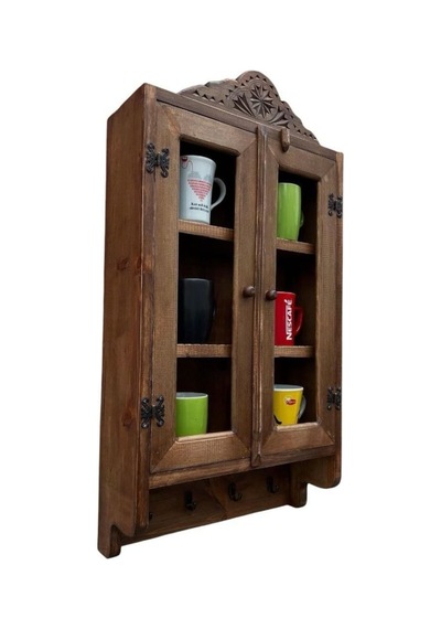 Eskitme Ahşap Mutfak Dolabı 40x69x12 Cm. Siyah Eskitme Ahşap Mutfak Dolabı 40x69x12 Cm. Siyah