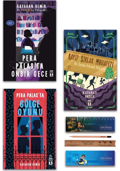Genç Timaş Kayıp Sırlar Muhafızı - Pera Palas Ta Onbir Gece - Gölge Oyunu Set 3 Kitap