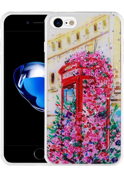 Apple Uyumlu iPhone 12 Pro Max Kılıf Simli Desenli Kamera Korumalı Parlak Zore Popy Kapak Kulübe
