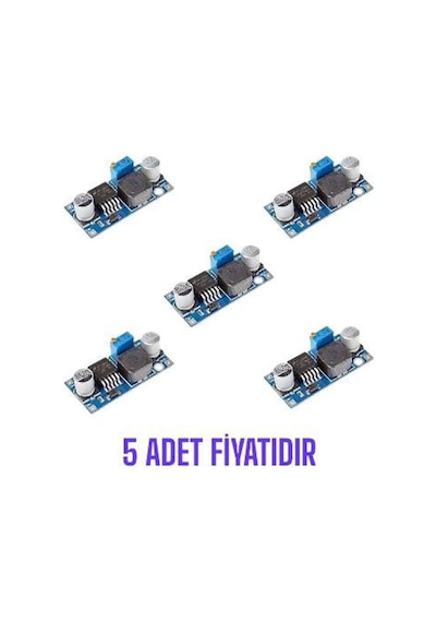 Lm2596 Mini Ayarlanabilir 3a Voltaj Regülatör Kartı - 5 Adet-4847