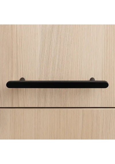System Mobilya Kulbu Siyah Renk 608mm Kulp Sy8702 0608 Al6-al6 Çok Renkli