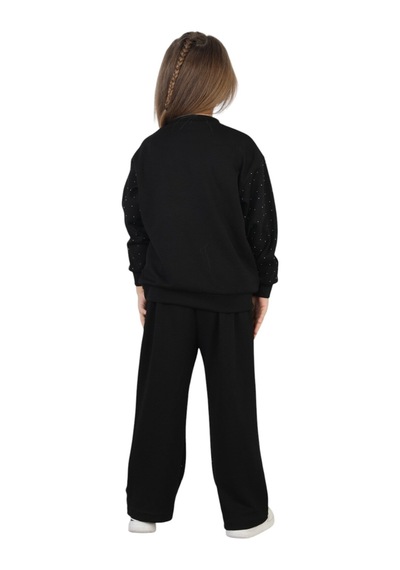 Erdem Kıds Kız Çocuk Taşlı Pijama Takımı Rahat Kalıp Günlük-casual Takım İkili Takım Siyah Siyah Erdem Kıds Kız Çocuk Taşlı Pijama Takımı Rahat Kalıp Günlük-casual Takım İkili Takım Siyah Siyah