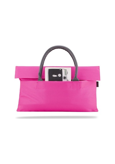 Classone Byn-el006 Wtxpro Su Geçirmez Kumaş 13-14 İnch Bayan Laptop, Notebook, Apple Uyumlu MacBook Air El Çantası- Tote Bag- Pembe