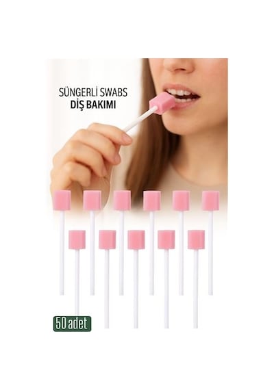 Zenvac Süngerli Swab - Ağız Ve Diş Bakım Çubuğu - 50 Adet 722088 Zenvac29