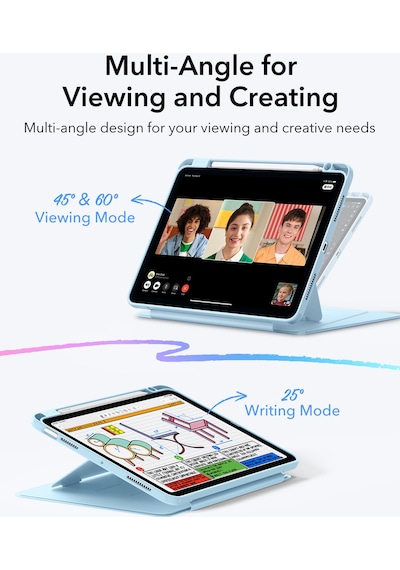 iPad Uyumlu  Air 10.9 İnç 4/5 4. Nesil/5. Nesil - Air 11 M2-m3/ 2024-2025 Flip Kalem Tutucu Kılıf Kapaklı Kılıf
