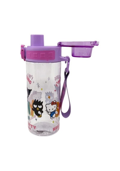 Kuromi Hello Kity Ve Arkadaşları Plastik Matara 500 Ml 3421 Çok Renkli