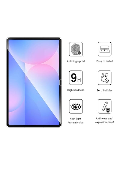 Samsung Galaxy Tab S10 Fe+ Uyumlu Temperli Ekran Koruyucu