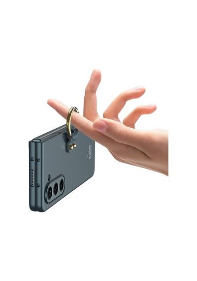 Galaxy Z Flip 5 Kılıf Kıpta Yüzüklü Flip Sert Kapak