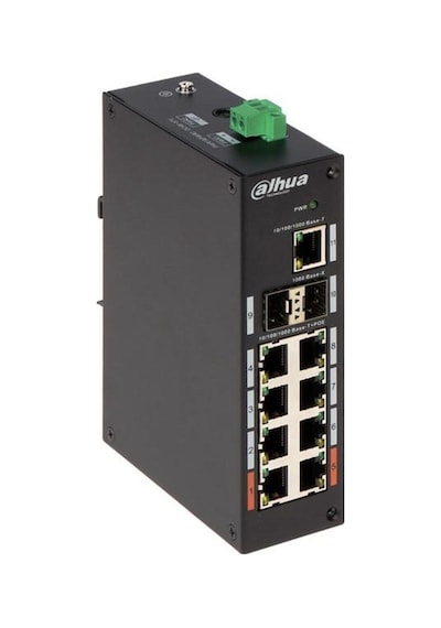 8-port 120w Full Poe Dh-pfs3211-8gt-120 10/100 2x-uplınk Endüstriyel Swıtch