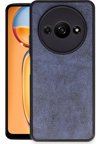 Redmi A3 4g Kılıf Aras Deri Kapak - Lacivert Bzsxx00 1