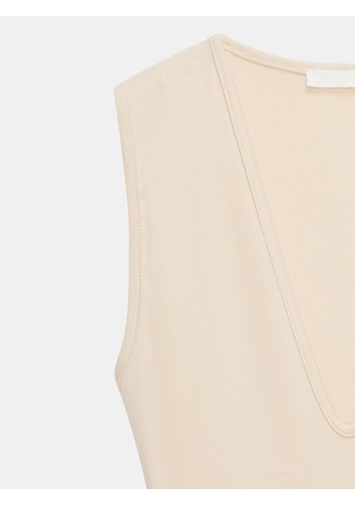 Dilvin 32835 V Yaka Bodysuit-taş