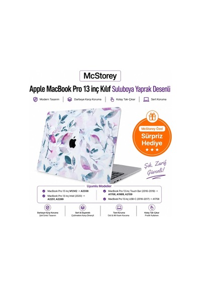 Macbook Pro 13 Kılıf A1706 A1708 A1989 A2159 A2251 A2289 A2338 M1 M2 Uyumlu Baskılı Sert Kılıf İnce Hafif Tpu Koruyucu Sert Kapak Beyaz