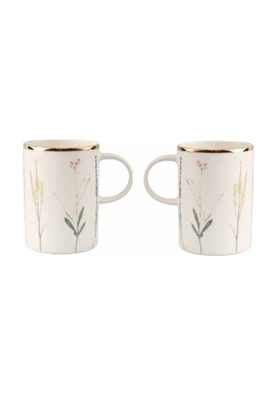 Porland Botanical Desen10 2'li Kupa 340 Cc