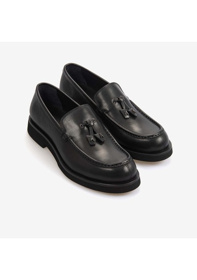 Andrea Giovanni Andrea Gıovannı Erkek Loafer 599 Siyah Antik