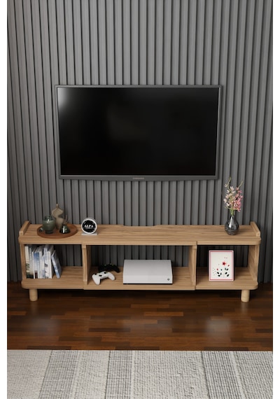 150 Cm Modern Tv Ünitesi Ayaklı Raflı Salon Oturma Odası Dekoratif Televizyon Sehpası Tv Sehpası Atlantik Çam 150 Cm Modern Tv Ünitesi Ayaklı Raflı Salon Oturma Odası Dekoratif Televizyon Sehpası Tv Sehpası Atlantik Çam