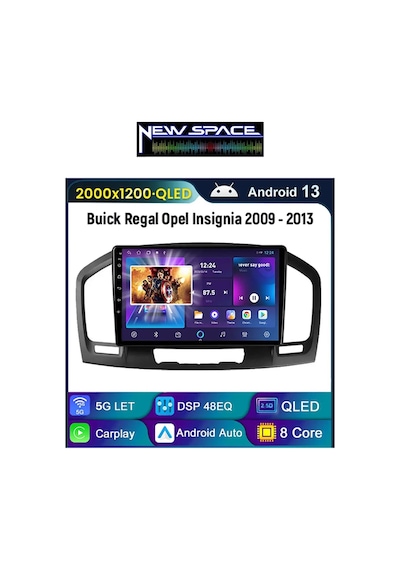 Opel İnsignia Android 8gb Ram 128gb Rom 8 Çekirdek Carplay Multimedya