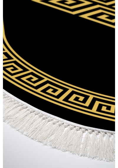 Eko Trend Djt Halı Yıkanabilir Kaymaz Taban 656m Oval Modern Gold