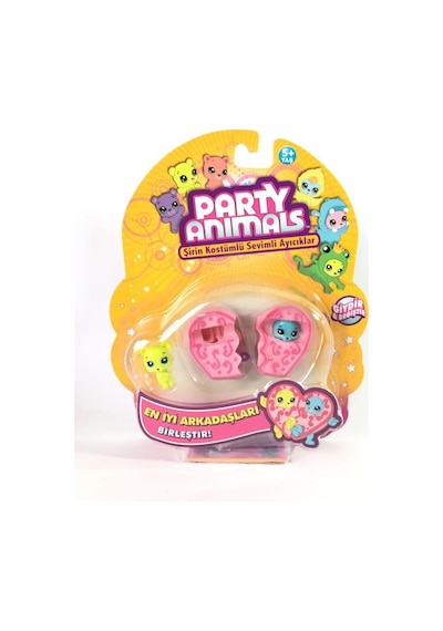Party Animals 3'lü Figür Set - 60725
