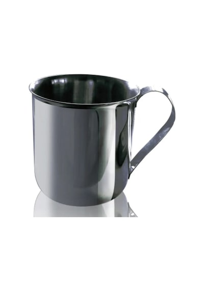 3 Adet Metal Kupa Bardak Piknik Kamp Bardağı Kupası 9 Cm 300 Ml Gümüş