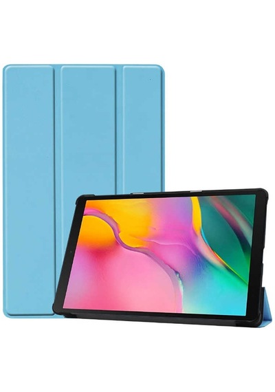 Huawei Mediapad T3 10 2017 Ags-w09-ags-l09-ags-l03 Uyumlu Smart Cover Standlı 1-1 Tablet Kılıfı - Mavi - T13372