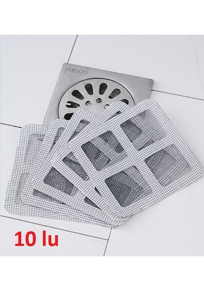 10 Lu Labo Süzgeci, Banyo Gider Süzgeci, Sineklik Tamir Kiti Çok Renkli