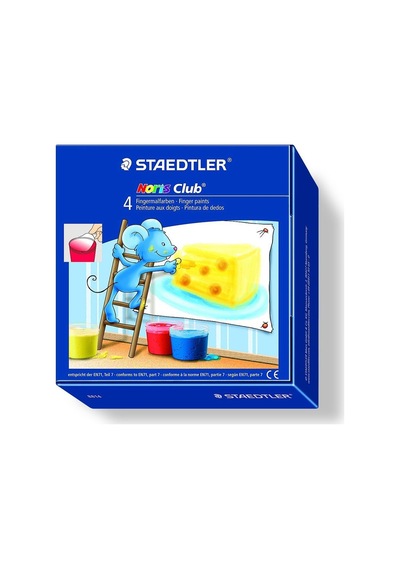Staedtler Noris Parmak Boya 4 Renk 8814 D Karışık