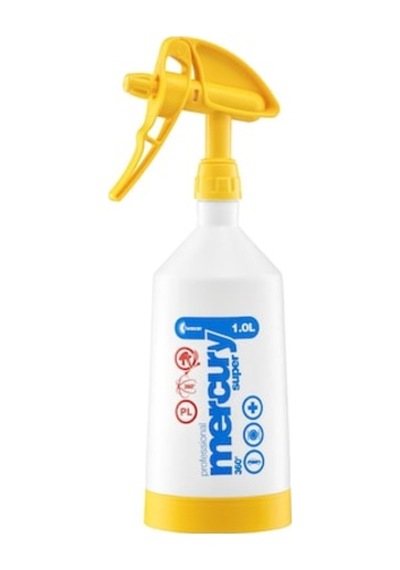 Kwazar 360 Derecede Her Açıdan Çift Atımlı Sarı Sprey Şişe 1lt N11.2912