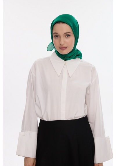 Mirsoy Scarf İdol Janjan Eşarp Çimen Yeşil