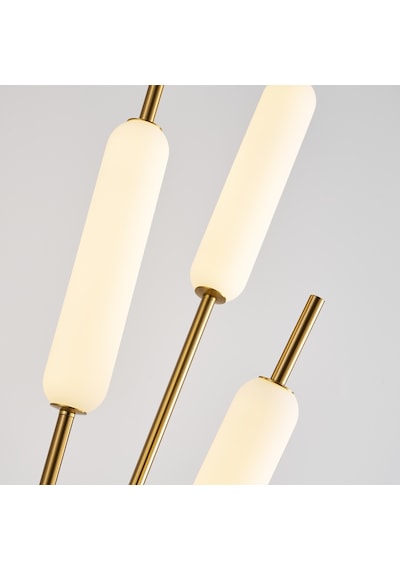Reed 3'lü Gold 36 Watt Led Lambader