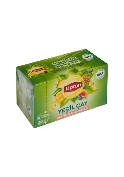 Lipton Yeşil Çay 20'li Mango&ananas Tropik Meyve Aromalı Yeşil Çay 4'li Avantaj Paketi - 4 Adet Tarı