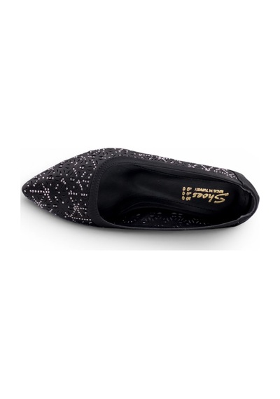Shoes 0755 Taşlı Kadın Abiye siyah