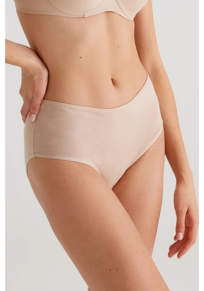 Pierre Cardin Kadın 3'lü Ekonomik Paket Ten 2033 Maxi Cut Pamuklu Basic Külot