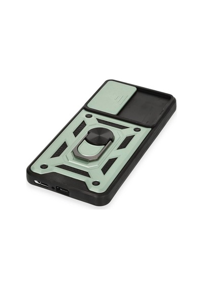 Uryport Xiaomi Mi 12t Pro Kılıf Pars Lens Yüzüklü Silikon - Yeşil