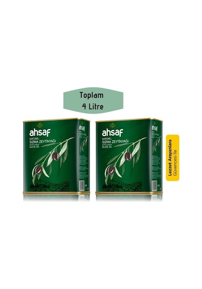 Ahsaf Natürel Sızma Zeytinyağı 2 x 2 L
