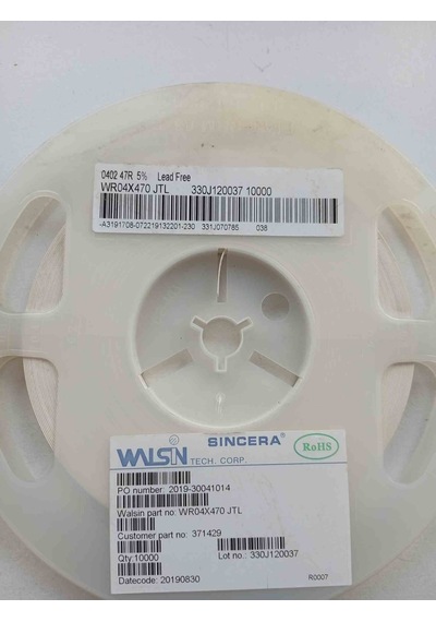 Wr04x470jtl 47r 402 Smd Direnç 1000 Adet