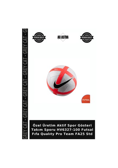 Özel Üretim Aktif Spor Gösteri Takım Sporu Hv6327-100 Futsal Fıfa Qualıty Pro Team Fa25 Std Çok Renkli