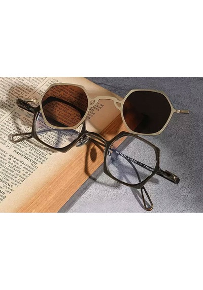 Katsuo Clip On Unisex Güneş Gözlüğü Altın