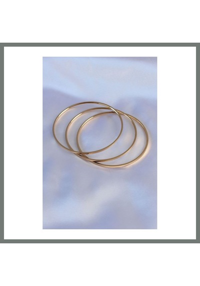 Mmb-trade 316l Çelik Gold Renk Ajda Model Kadın 65 Mm Bilezik Mmbz