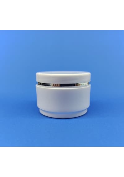 250 Adet 25 Ml Lüx Şeritli Mini Boş Pomat-Krem-Kozmetik Kutusu