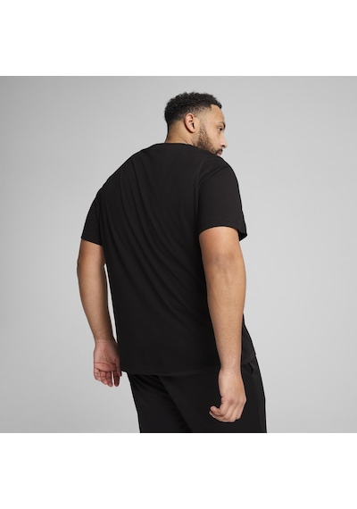 Puma ESS No. 1 Logo Tee Unisex  Siyah Tişört