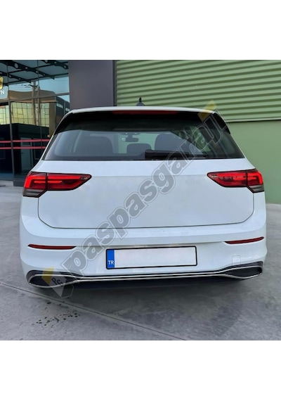 S-dizayn Vw Golf 8 Krom Egzoz Görünümü Difüzör 4 Prç. 2020-2023