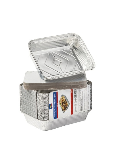 Aro Alüminyum Kap+kapak 50'li 950 Cc Kullan At Yiyecek Kabı Tarı 50 G